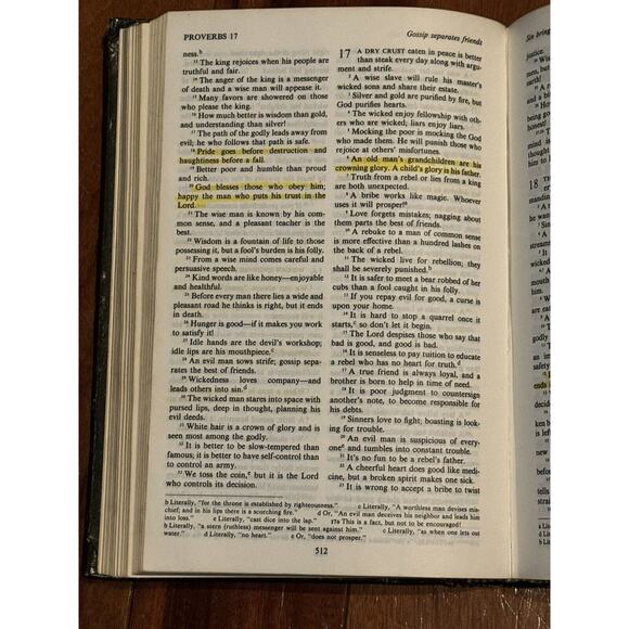 The Living Bible Paraphrased 1971 VTG Tyndale House Padded Hardcover READ NOTES - Picture 13 of 13